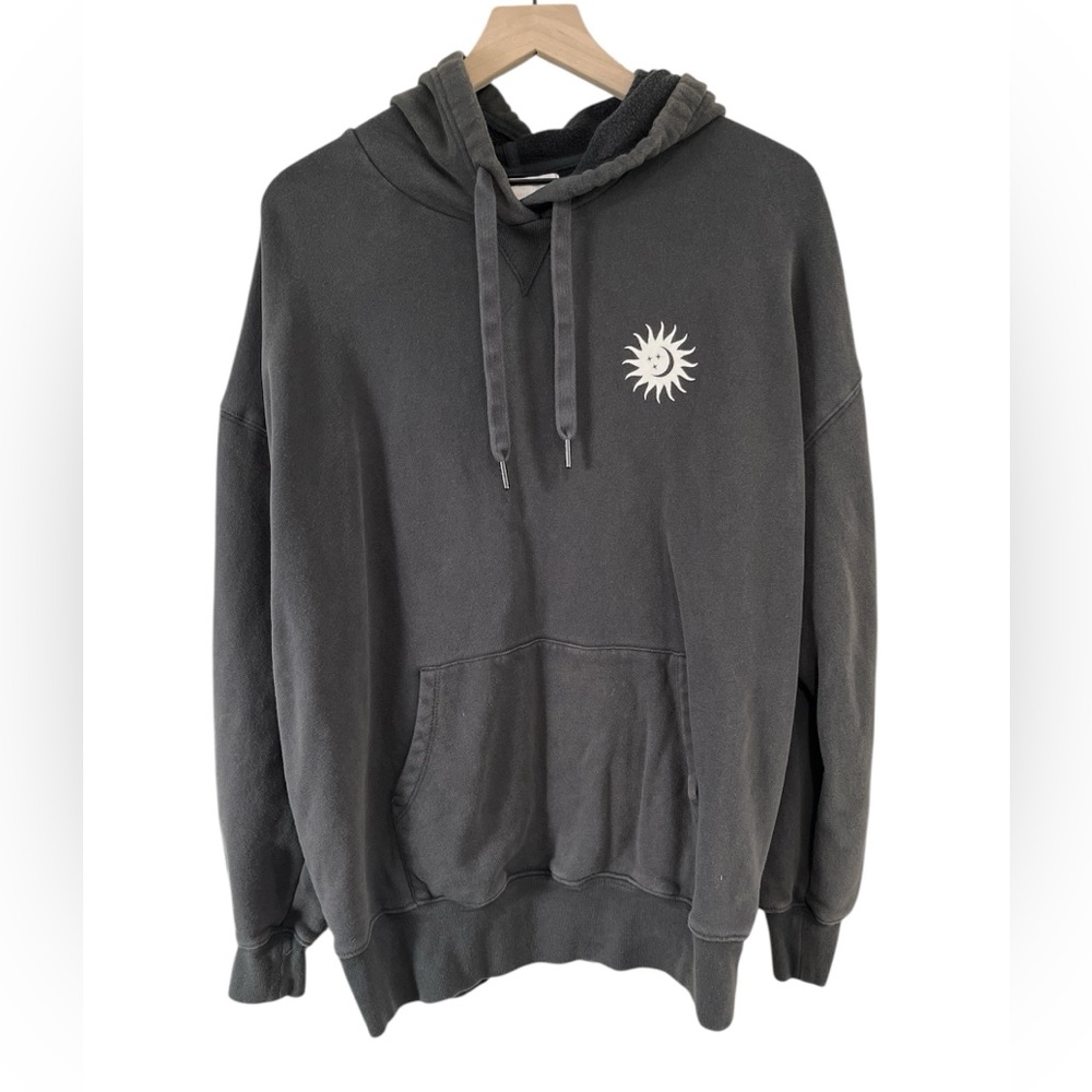 Spiritual Gangster Dark Grey Hoodie Large Unisex
